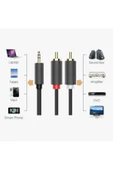 3.5mm Aux 2 Rca Ses Kablosu 3 Metre - 2