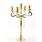 Pirinç 5'li Şamdan - 1