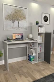 Diamond Dolaplı Çalışma Masası Antrasit - 2