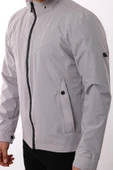 Regular Fit Erkek Krem Fermuarlı Ceket F04000 - 4