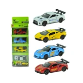 Oyuncak Metal Arabalar Çek Bırak 4'lü Set 10 Cm 1:64 Ölçek - 1