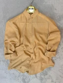 Yazlık Bej Renk Erkek Gömlek - 1