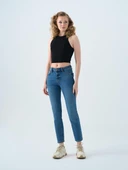 Loft Elena Emıly Mıd Blue Wash Kadın Jean Pantolon LF2037060 - 1