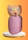 Tıkırık Örgü Yastık Uyku ve Oyun Arkadaşı Şeker - 45 cm - 1