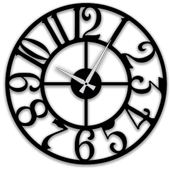 Eysa AuraTime Dekoratif Metal Duvar Saat 50x50CM - 1