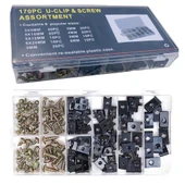 Yate10 170 Adet Otomobil  Vidalı Klips Seti Kutulu - 1