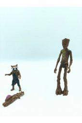 Groot  Rakun ve Doctor Strange Figür 3 lü set - 2
