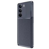 Gpack Realme C75 uyumlu Kılıf Negro Karbon Görünümlü Silikon thumbnail 4