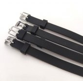 Bileklik 5 li Silikon Siyah 08 mm Ayarlanabilir Charm Takılabilen Bileklik - 3