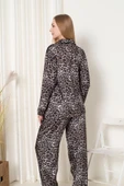 Leopar Saten Pijama Takımı thumbnail 2