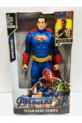 Avengers Superman Figür Oyuncak 30 Cm Işıklı Sesli Süpermen - 1