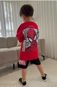 Spider Man Çizgi film Baskılı Alt Üst Erkek Çocuk 2li Takım - 2