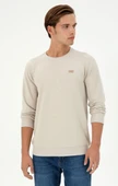 U.S. Polo Assn. Erkek Minimalist Uzun Kol Sweatshirt - Günlük Tarz - 1