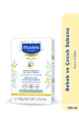 MUSTELA %82 Doğal İçerikli Kuru Cilt Cold Cream İçeren Besleyici Sabun El Vücut Bebek Çocuk 100gr 3504105036102 - 1