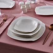 Karaca Square Bone Fancy 53 Parça 12 Kişilik Yemek Takımı - 4