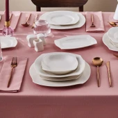 Karaca Square Bone Fancy 53 Parça 12 Kişilik Yemek Takımı - 2