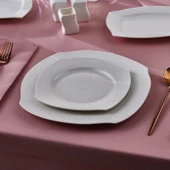 Karaca Square Bone Fancy 53 Parça 12 Kişilik Yemek Takımı - 6