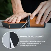 Coofbe Profesyonel Manyetik 5 Açılı Bıçak Bileme Seti Tüm Bıçaklara Uyumlu Bileme Masat Bileme Taşı - 4