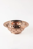 GAZİANTEP BAKIRDAN EL İŞİ KÜÇÜK ÇAYDANLIK BALKON SEFASI OCAĞI  derinlik 9 cm , iç çap: 10 cm - 1