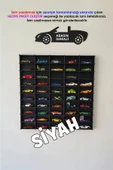 Kişiye Özel Oyuncak Araba Rafı 50'li Beyaz (hotwheels Ve Matcbox Arabaları Için Uygundur) - 7