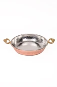 DMT Gaziantep Bakır Sahan Omlet Yumurta Tavası Mıhlama Sahan 1.sınıf 14 cm (kalaylı) - 1