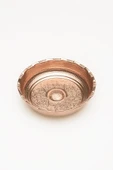 Gaziantep Bakırdan Otantik Hamam tası çap:18 cm 0,9mm kalınlık - 1
