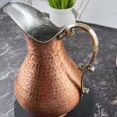 DMT COPPER Gaziantep Bakır El İşlemeli Otantik Sürahi (OTANTİK KUTULU) - 2