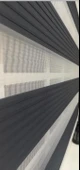 Pileli Antrasit Zebra Stor Kaliteli Güneşlik Perde STB-131  Gri 150 x 200 - 1
