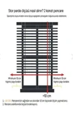 Pileli Antrasit Zebra Stor Kaliteli Güneşlik Perde STB-131  Gri 150 x 200 - 6