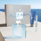 Azzaro Chrome 75 ml Shampoo+EDT 100 ml+EDT 10 ml Erkek Parfüm Seti - 2