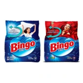Bingo Matik Ultra Beyaz 1,5 kg + Renkliler 1,5 kg Toz Deterjan 2 li Set - 1