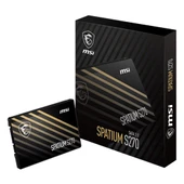 MSI Spatium S270 500MB/S - 450MB/S Sata 3.0 240 GB 2.5" SSD (5 Yıl Garantili) - 3