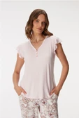 MAN11370 11370 Kadın T-Shirt ve Pantolon Takım - 6