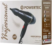 Powertec TR-501 Saç Kurutma Fön & Saç Kurutma Makinesi Siyah - 4