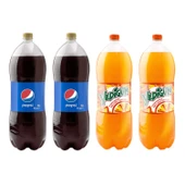 Pepsi Kola 2,5 lt 2 Ad + Yedigün Portakal 2,5 lt 2 Ad / 4 lü Karma Paket - 1