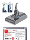 Dyson V8 SV10 Fluffy Plus Tip22500mAh Uyumlu Pil Paketi / Bataryası DysV8-SV10-31 - 2