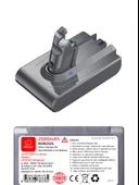 Dyson V6 SV03 Absolute 2500mAh Uyumlu Pil Paketi / Bataryası DysV6-SV03-01 - 2