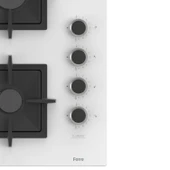 Ferre SC406 65 CM Wok Gözlü Beyaz Cam Ankastre Ocak (Döküm Izgara) thumbnail 5