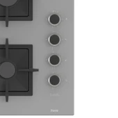 Ferre SC408 65 CM Wok Gözlü Gri Cam Ankastre Ocak (Döküm Izgara) thumbnail 5