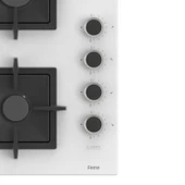 Ferre SC206 Beyaz Cam Ankastre Ocak (Döküm Izgara) - 5