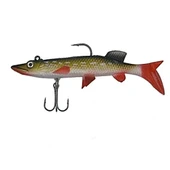 Turna Silikonu Pike  Turna Model Kendinden Zokalı 10 cm. 18 gr. Silikon Balık Sahte Yem Üç İğneli - 1