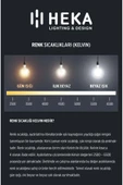 HEKA E27 6W 4000k Filament LED Ampul 5'li ERD-283 - 2
