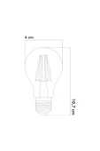 HEKA E27 6W 4000k Filament LED Ampul 5'li ERD-283 - 3