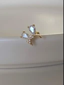 Fiyonk Kulak Model Kıkırdak Piercing Tragus Helix Gold Renk Küpe - 1