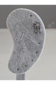 Rüya Kapanı Yıldız Model Kıkırdak Piercing Tragus Helix Silver Gümüş Renk Küpe - 3