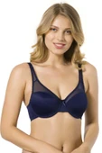 Maxpera Kadın Lacivert Desteksiz Boş Kap Balenli Sütyen 3012 thumbnail 1