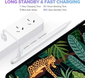 Mıknatıslı Stylus Kapasitif Dokunmatik Kalem Tüm Cihazlar Telefon ile Uyumlu Çizim Tasarım Tablet Kalemi - 11