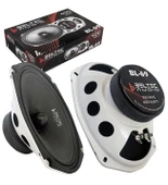 Dynamat Beltec Audio BL-69 Oto Midrange Oval 6X9 İnç 400 Watt Maksimum 100W RMS  2 Adet - 1