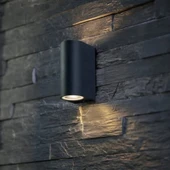Çift Yönlü Duvar Aplik Siyah Iç Ve Dış Mekan Led Ev Bahçe Aydınlatma lamba dekoratif gösteri (ampulsüz) A-1309 220V IP68 - 11