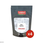 1 Kg x 4 Paket Yazar Mısır Nişastası - 1